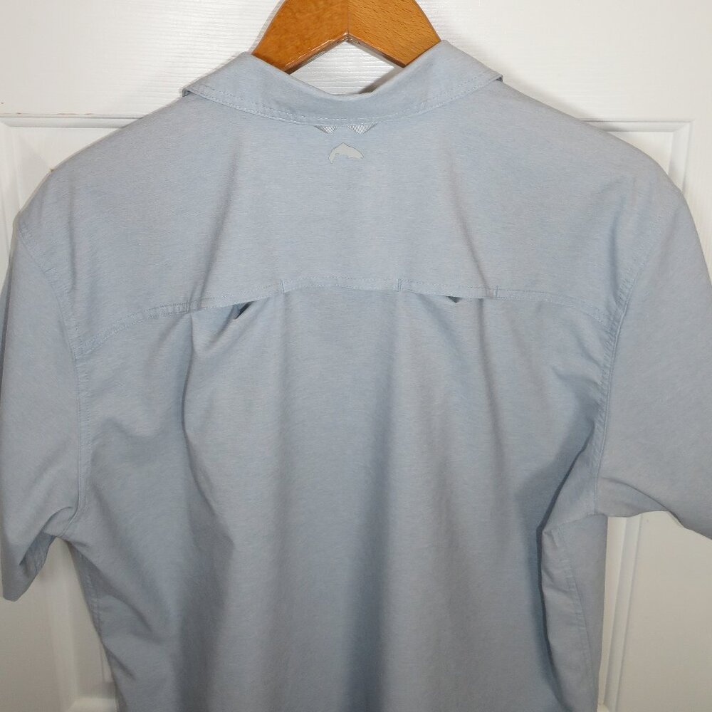 Simms Performance Fishing Button Down Short Sleev… - image 7
